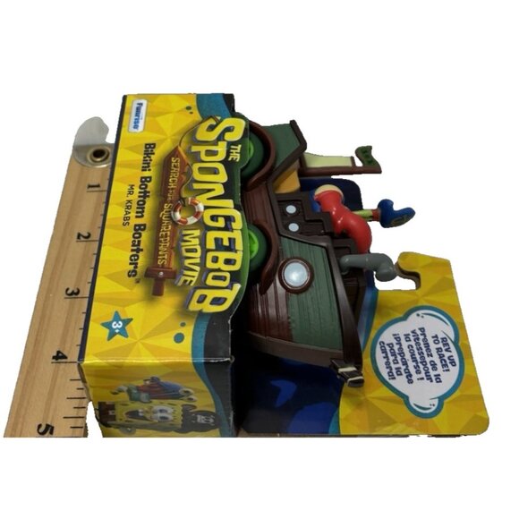 SpongeBob Movie Bikini Bottom Boaters Mr Krabs Vehicle Playset Nickelodeon NEW - Picture 7 of 10